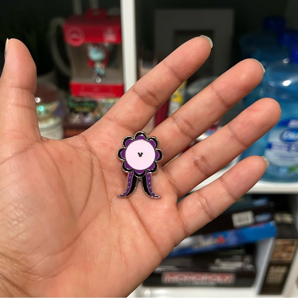 Ursula Ribbon Hidden Mickey Disney Pin